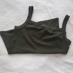 NWOT Reformation Rochelle Ribbed Tank Top S.